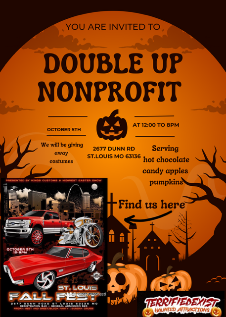 Orange And Black Simple Halloween Party Poster.png